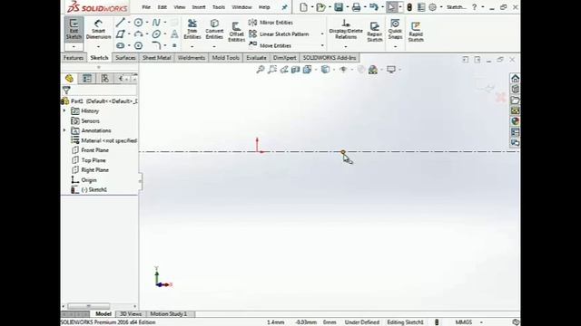 Solid work Tutorial- 2/sketch basic cammands/by Pradeep Kumar in Hindi смотреть онлайн