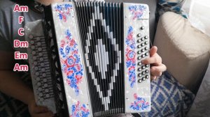 НА ГОРЕ КОЛХОЗ / Разбор на гармони с цифрами