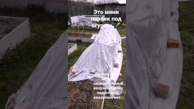 Сажаем огород. Подготовка земли под посадку. Проливка марганцовкой. Установка дуг под мини парник. смотреть онлайн
