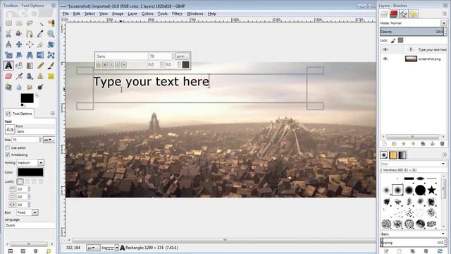 Adding Text to a Video using Blender and Gimp смотреть онлайн