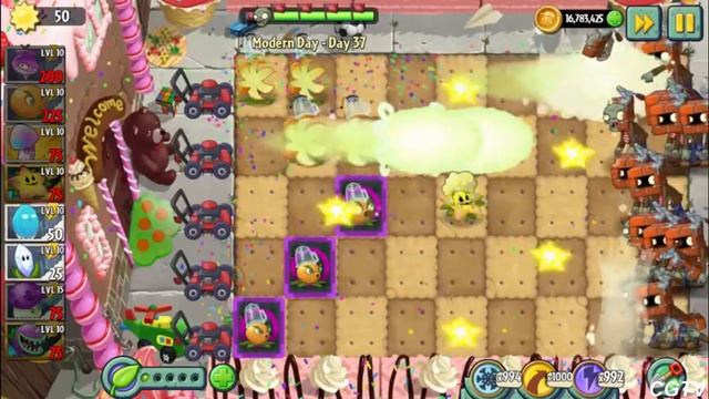 Monster Citron Plants vs Zombies 2 Gameplay and Citron Plant Strategy PVZ 2 смотреть онлайн