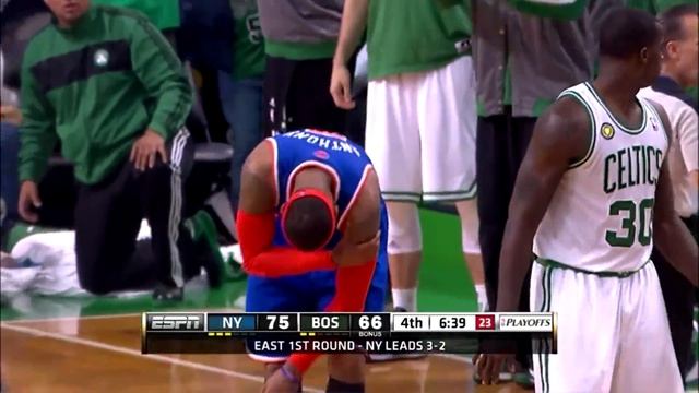 Throwback: Celtics goes for 20-0 run vs. Knicks in Pierce's and KG's last game in Boston uniform смотреть онлайн