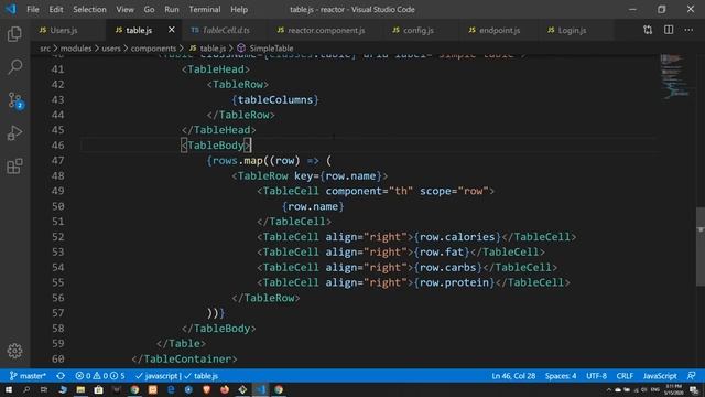 50 Material UI Dashboard Table Preparation React Js | Reactor смотреть онлайн