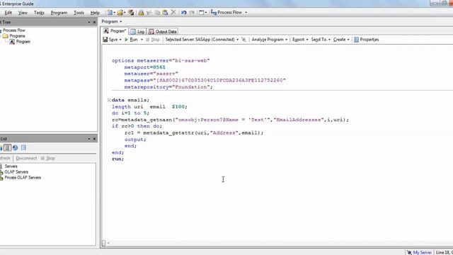 SAS metadata get смотреть онлайн