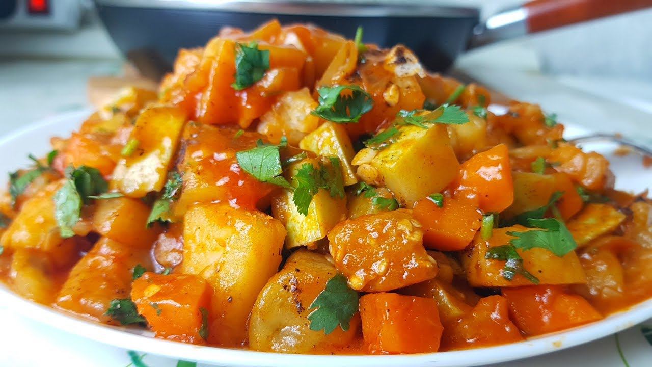 Рагу из кабачков и баклажанов по цыгански. Овощной соус.Gipsy Cuisine.