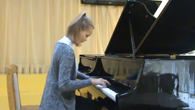 Мищенко Анастасия 13 лет И.С. Бах Трёхголосная инвенция Ре мажор смотреть онлайн