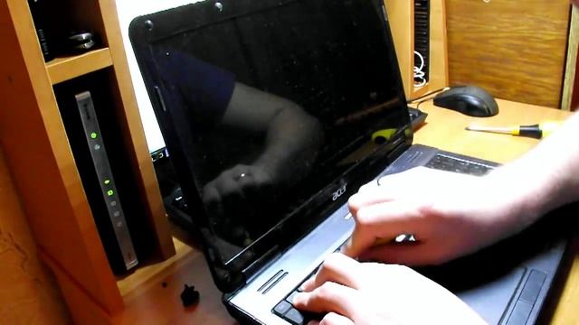 Acer 5516 разборка/ремонт ноутбука смотреть онлайн