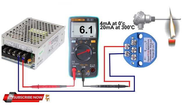 How to TEST Temperature Transmitter 4 to 20mA with Multimeter смотреть онлайн