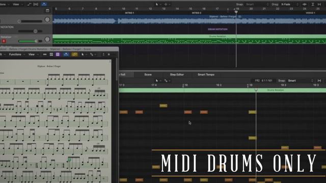 Slipknot - Before I Forget [Drums Notation Score Sheet and MIDI] смотреть онлайн
