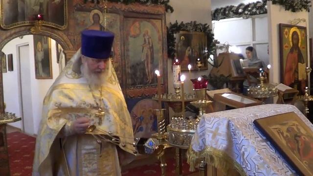 06.01.2019. Тропарь. ( Рождественский сочельник. Вечерня.) смотреть онлайн