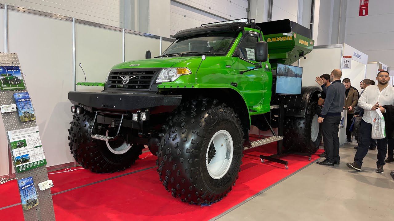 Липецкий самоходный разбрасыватель-опрыскиватель Авион 44-01 на Югагро 2022 смотреть онлайн