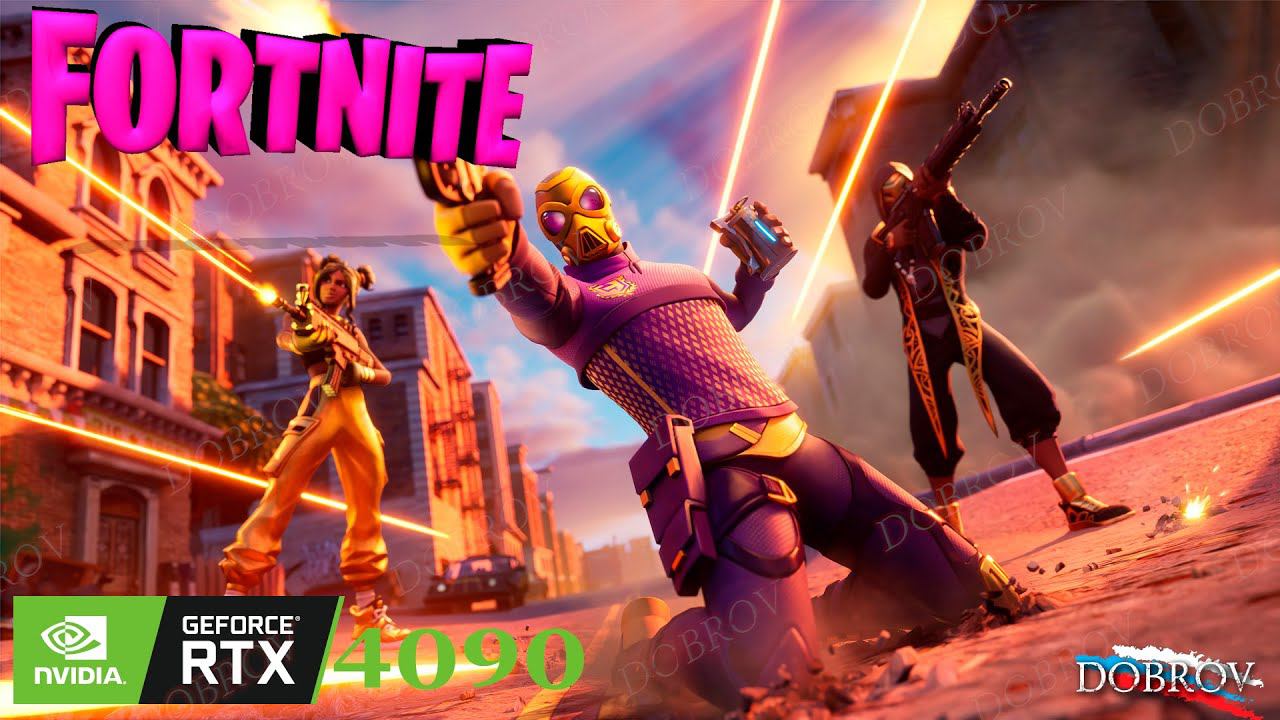 Fortnite Online Gameplay на PC Core I9-13900K RTX4090