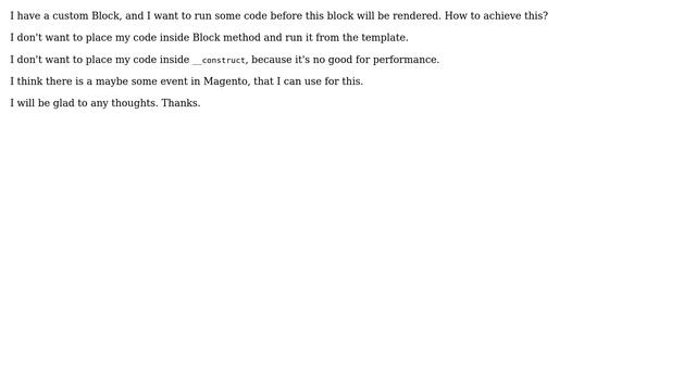 Magento: How to run php code once block is rendered? смотреть онлайн