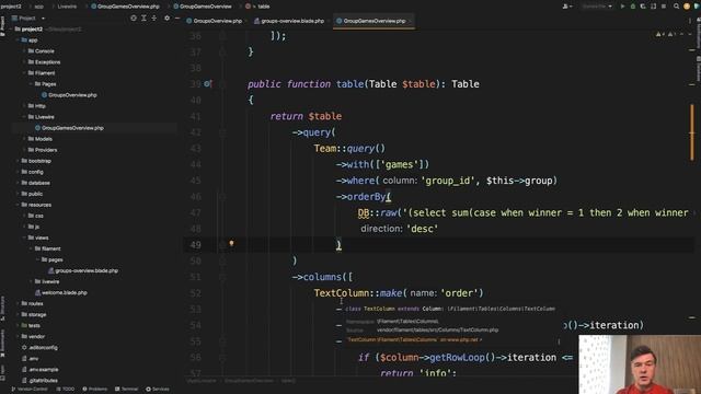 Filament: Sports Standings Tables with Livewire and Blade смотреть онлайн
