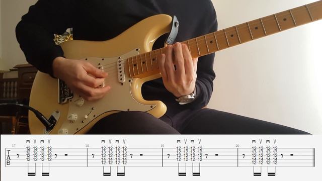 TOP 5 Easy FUNK GUITAR Riffs You MUST KNOW With TABS