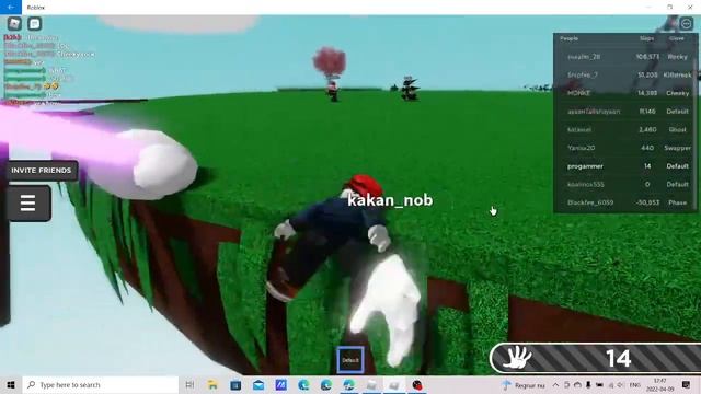 I MET AN ROBLOX SLAP BATTLES ADMIN WITH -50 000 SLAPS!! смотреть онлайн