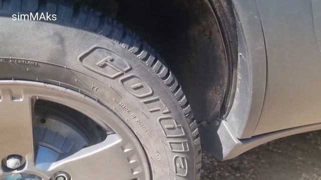 Установка защитных арок задних колес Шевроле Нива