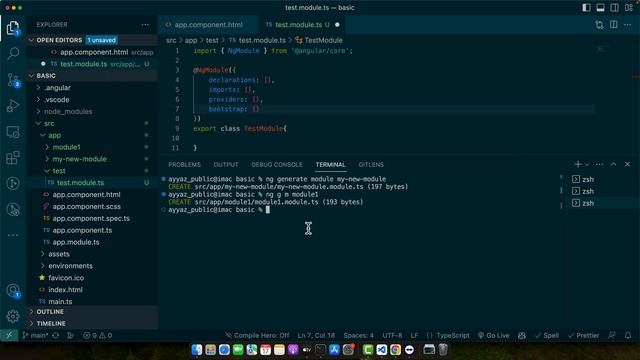 How to create module in Angular? смотреть онлайн
