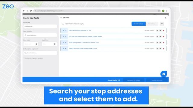 How to Create a Route in Single Driver account - Zeo Route Planner смотреть онлайн