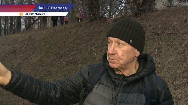 На Похвалинском съезде произошёл большой оползень в Нижнем Новгороде смотреть онлайн