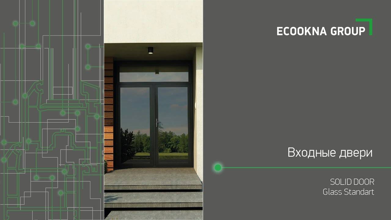 Входные двери SOLID DOOR Glass Standart смотреть онлайн