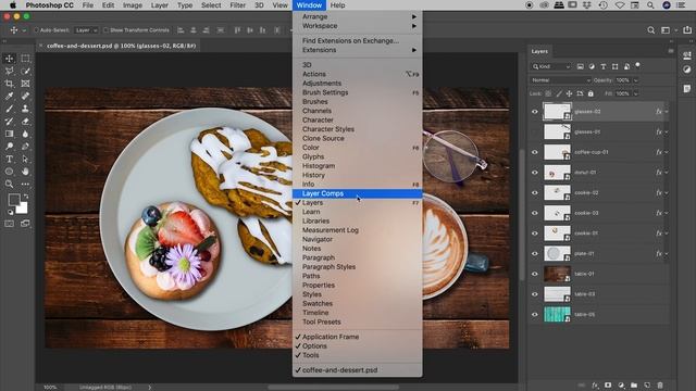 Changing Photoshop layer visibility from within InDesign смотреть онлайн