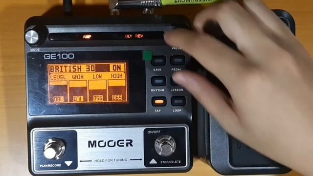 MOOER GE100 Multi-effects Pedal FULL REVIEW - Migs Ganzon