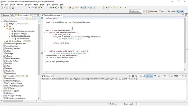 Live Demonstration of Bar Code Generator in Java | Practice Projects | @TechRanch смотреть онлайн