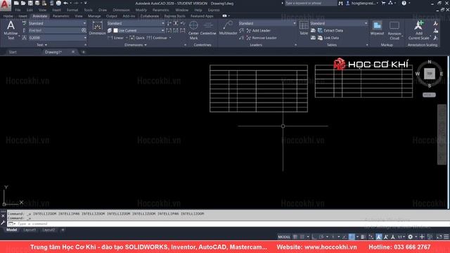 [hoccokhi] Hướng dẫn tạo và chỉnh sửa bảng kê trong AutoCAD | học autocad từ cơ bản đến nâng cao смотреть онлайн