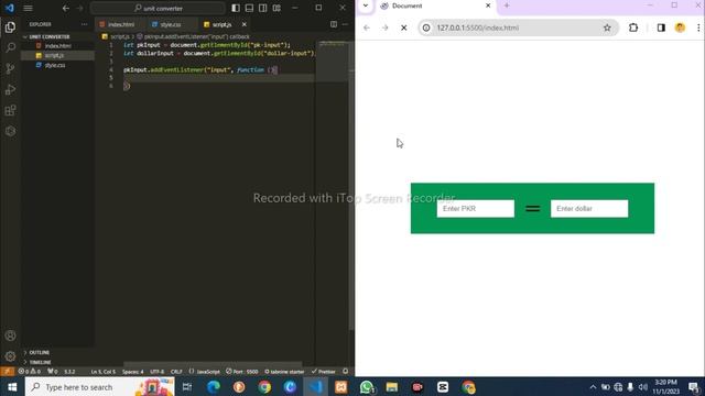 ?? (MONEY) PKR to Dollar Converter Using HTML, CSS & JAVASCRIPT ?? | codeSmarterWithVishal | #2 смотреть онлайн
