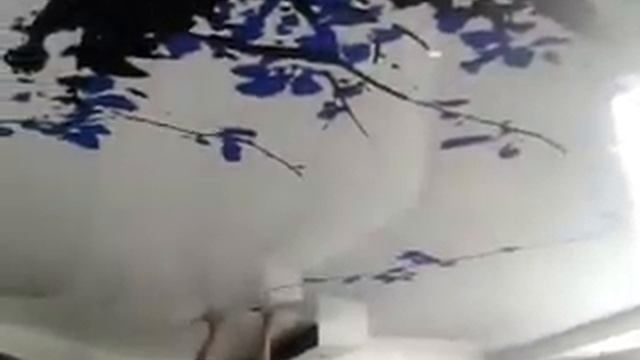 монтаж глянцевого натяжного потолка с арт-печатью смотреть онлайн