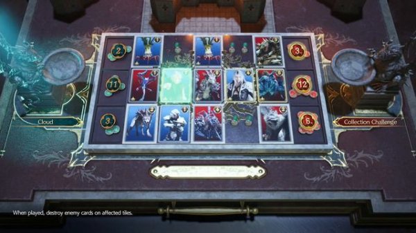 Final Fantasy 7 Rebirth - Collector's Card: Cloud (Card Carnival Puzzle Solution)