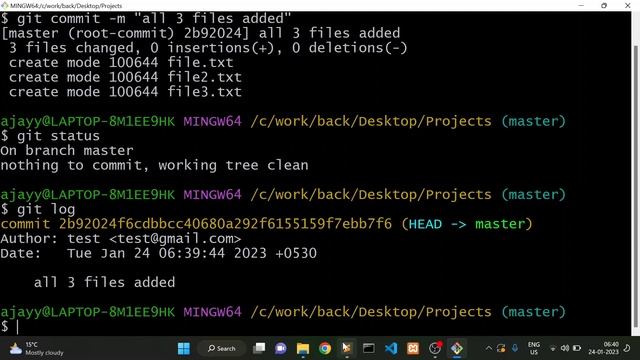 Git Add And Commit Files | Git Staging | Git Log | Git Revert part #4 [HINDI] смотреть онлайн
