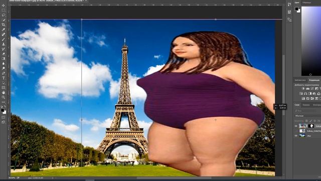 Переносим аниме в реальную жизнь через фотошоп - освещение смотреть онлайн