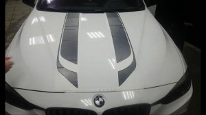 Нанесение полос на капот автомобиля. Как это происходит.