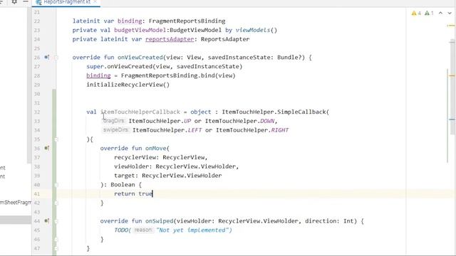 Delete on swipe recyclerview - Budget Application with Room Library & MVVM Architecture Android смотреть онлайн