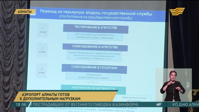 Аэропорт Алматы готов к дополнительным нагрузкам смотреть онлайн