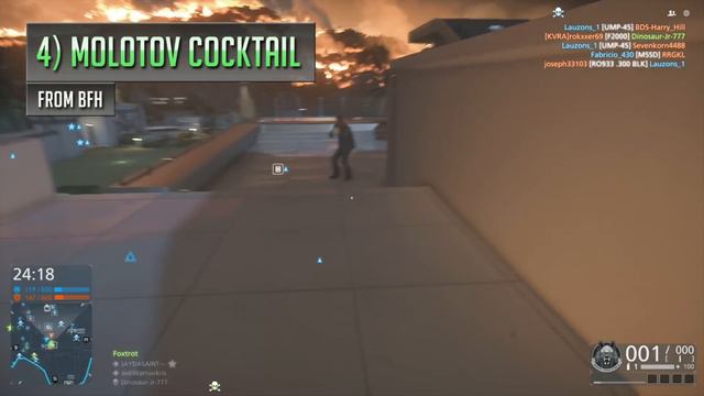 Top 6 UNIQUE Grenades + Throwables in Battlefield Games смотреть онлайн