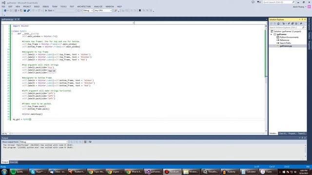 Python - GUI Frames смотреть онлайн