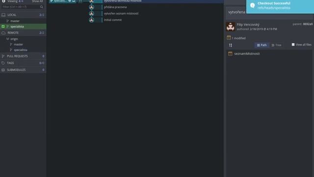 Tutorial 4IT115: Práce s git v GitKraken смотреть онлайн