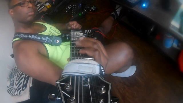 Schecter hellraiser Hybrid 8 String Before I Forget Cover смотреть онлайн