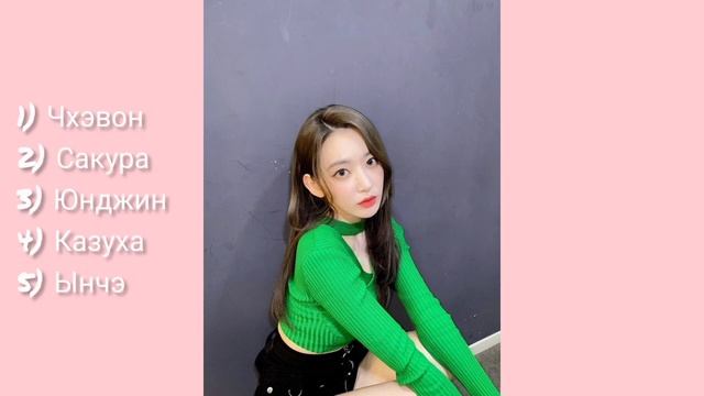 знакомство с Le Sserafim ? ;: учим участниц группы Le Sserafim :;
