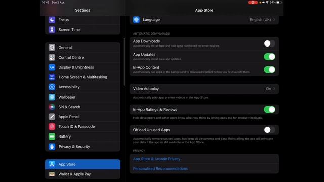 How To Solve Apple Store Personalised Ads Disabled Buttons