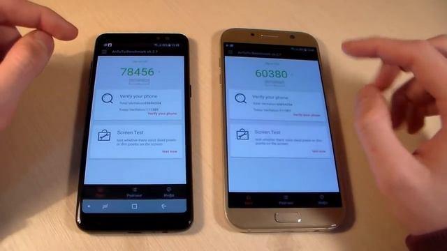 Samsung Galaxy A8 2018 Vs Samsung Galaxy A7 2017