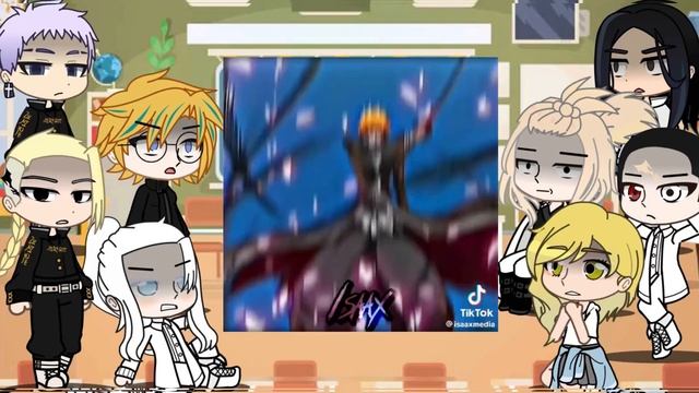 tokyo revengers react to takemichi as ichigo kurosaki | Bleach | Gacha life | Gacha Club reaction смотреть онлайн