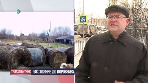 Расстояние до коровника