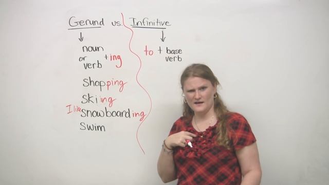 English Grammar - Gerund or Infinitive? ('I like swimming' or 'I like to swim'?) смотреть онлайн