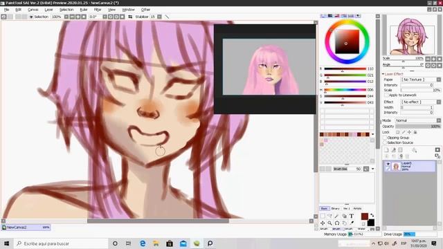 Speedpaint (Paint Tool Sai 2) Redraw #ReDraw смотреть онлайн