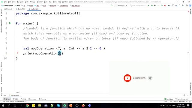 Kotlin Lambda Functions | Simple Explanation | Code With Yash смотреть онлайн