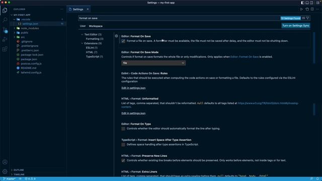 React Masterclass #55 - Configure VSCode to Format with Prettier on Save смотреть онлайн